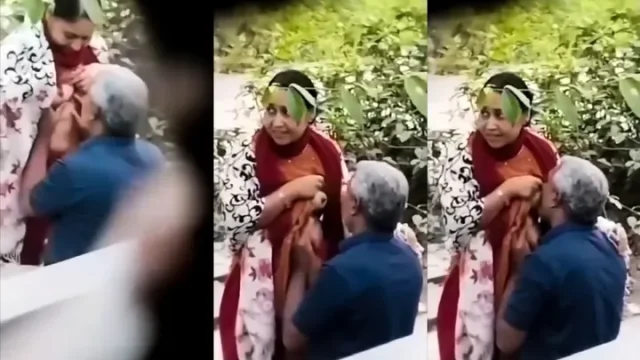 Desi Old Man Sucking Aunty Boobs Recording Video